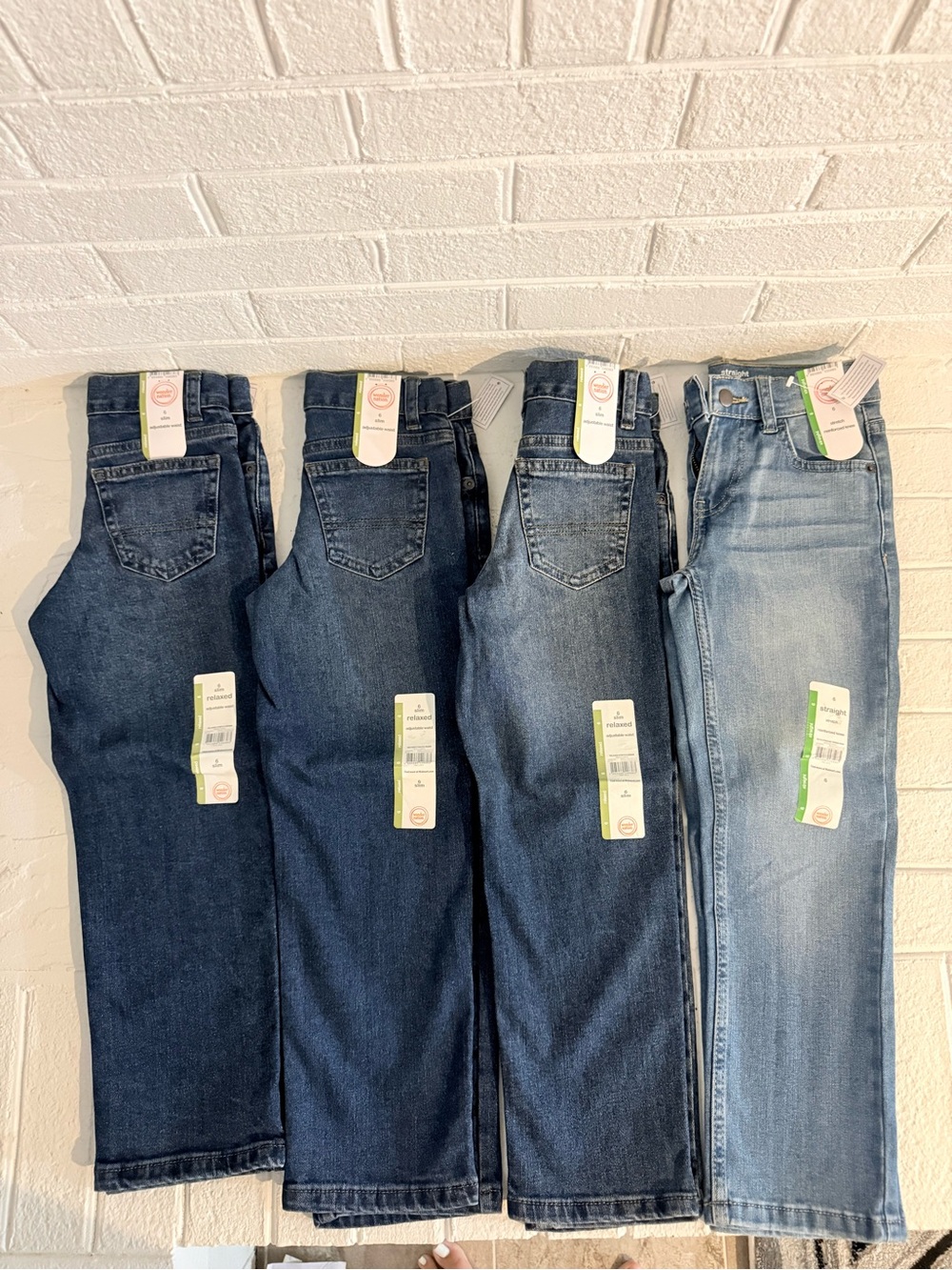 wonder nation Kids Jeans - Dark to Light Blue Denim Set